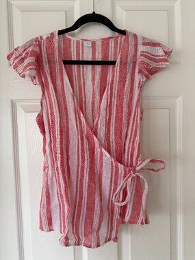 Striped Old Navy Top-XS